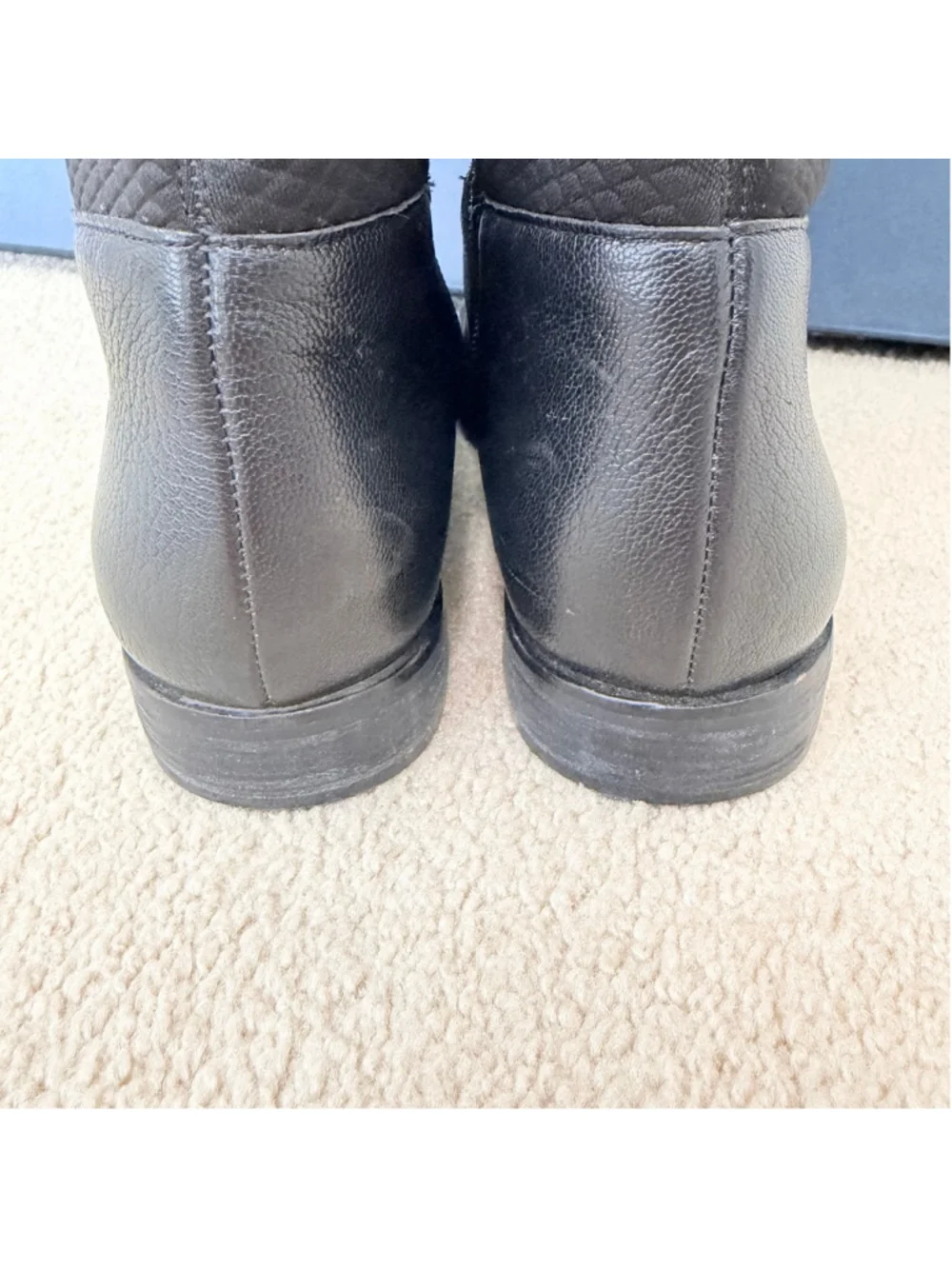 Cole Haan Dutchess Over the Knee Boots Black Leather Women's Size 8.5 B W00214